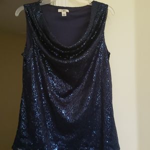 Sequin Sleeveless Top